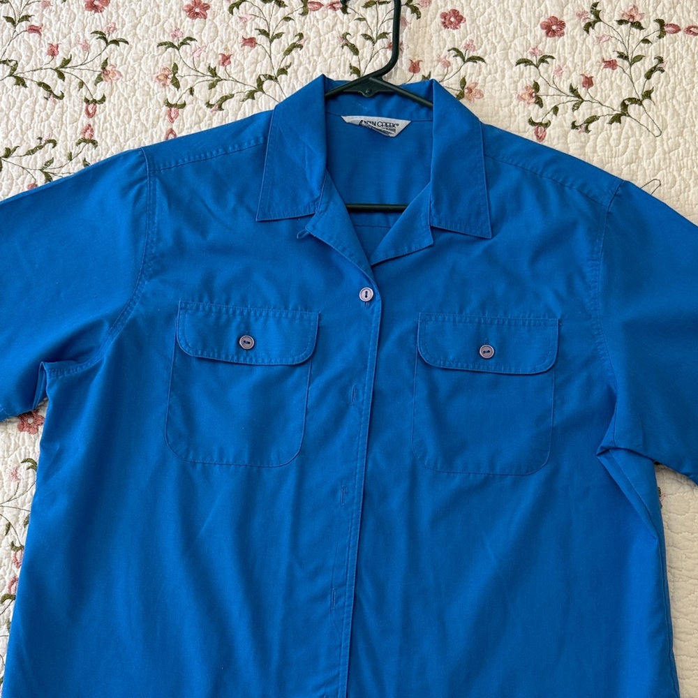 Cabin Creek Vibrant Blue Blouse PM